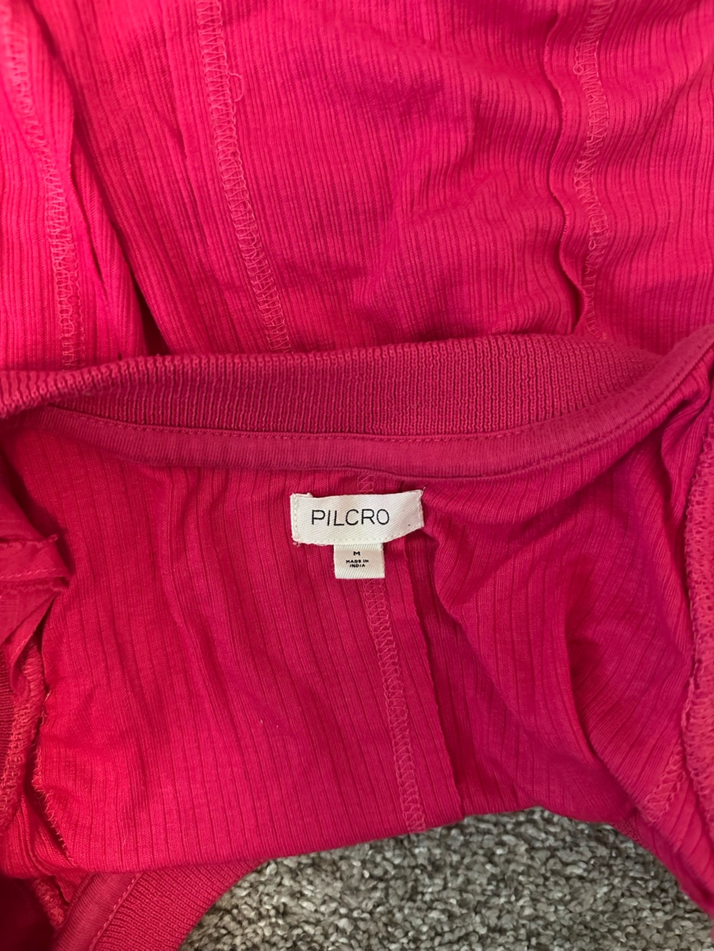 Pilcro Pink Ruffle Tank Top - Picture 3 of 3